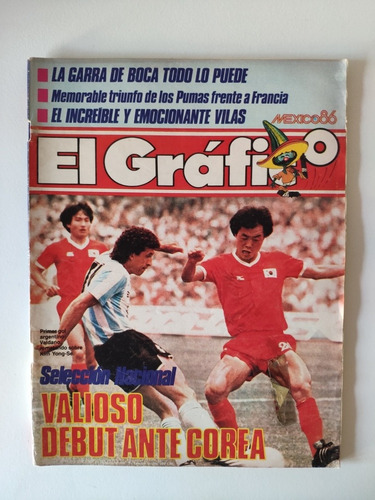 Pack Revistas El Gráfico Mundial México 86 Completo (Usado)