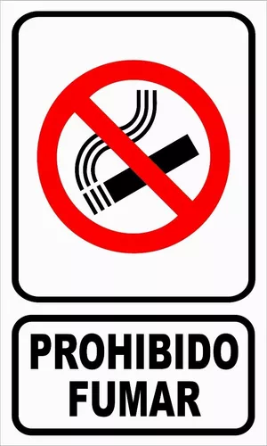 LETRERO DE SE?ALIZACI?N PROHIBIDO FUMAR TRUPER - FerreKasa Mexico