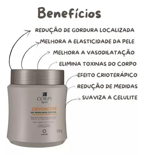 Gel Redutor De Medidas Seca Barriga Corps Lignea 500gr