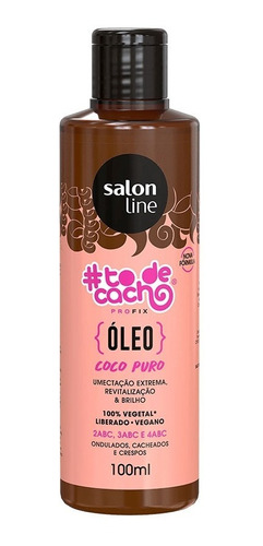 Aceite De Coco Puro Salon Line /100 Ml