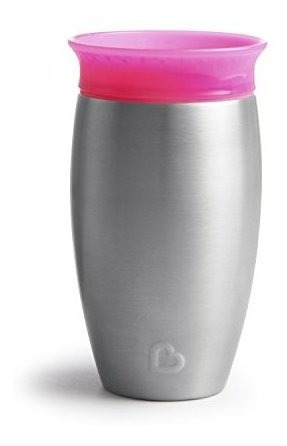 Munchkin Miracle - Vaso Para Sorber (acero Inoxidable, 360º)
