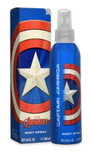 Av Marvel Capitan America Body Spray Edt 200 Ml Ref 9010