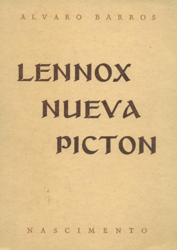 Lennox Nueva Picton - Barros Valenzuela, Alvaro