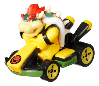 Hot Wheels Mario Kart Bowser Standard Kart Color Verde