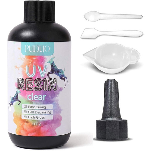 Resina Uv Para Hacer Joyeria - 200ml Transparente