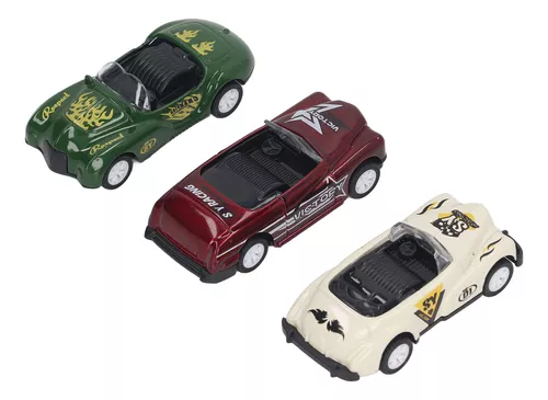 Brinquedo Modelo de Veículo Infantil, Carros Retráteis