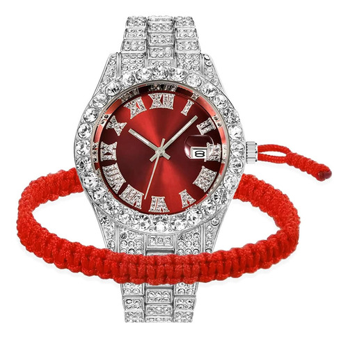 Bestkang Reloj Unisex De Lujo Con Diamantes Para Hombre, Rel