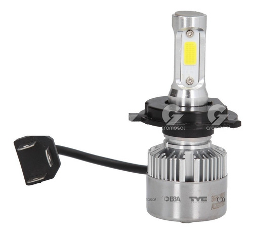 Imagen 2 de 8 de Lampara Cree Led H4 12v S6 Plus Con Cooler X2 Luxled
