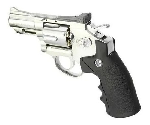 Revolver Pressão Wingun Rossi Niq. 708s 2pol Co2 4,5mm