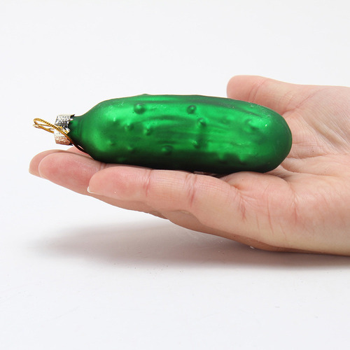 Adorno Navideño De Pepinillos, 9 Pepinos Decorativos Navideñ