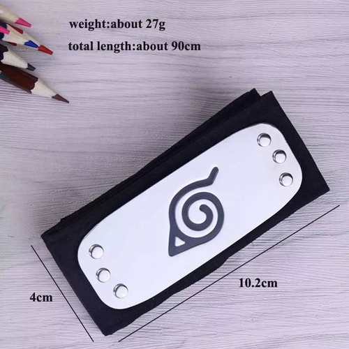 Imagen 2 de 8 de Set De Naruto Bandana Kunai Completo Accesorios Anime