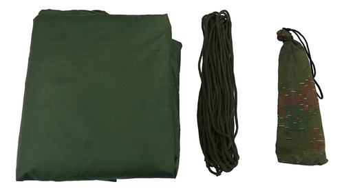 Lona Impermeable Refugio Lona Para Carpa Con Mosca (verde)