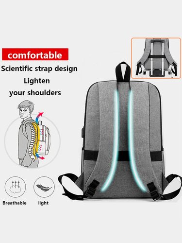 Mochila Grande Impermeable Mochila Suave Formal
