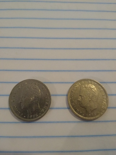 Vendo Dos Monedas De 5 Pesetas Año 1975 Juan Carlos 1 .