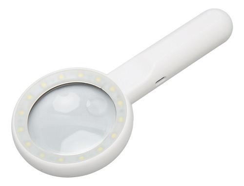 Lente Óptica Recargable Portátil Con Lupa Led