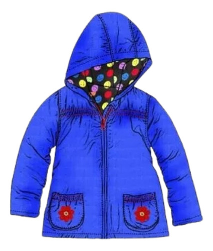 Molde, Patrón Parka Reversible Niña