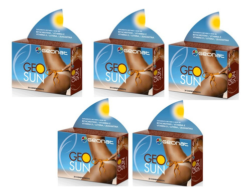 Nuevo Poweza Five Pack Geosun Bronceado Ideal 