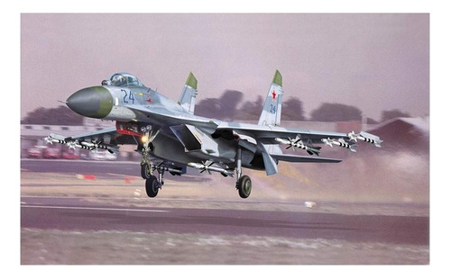 Avion Escala 1:32 Diseño Sukhoi Su27 Flanker B Fighter