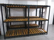 Comprar Estantes Estanteria Pesada Hecha De Angulos Tipo Rack