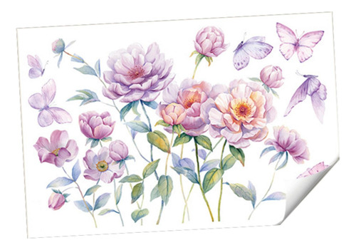Calcomanías De Pared De Flores Calcomanías De Pared