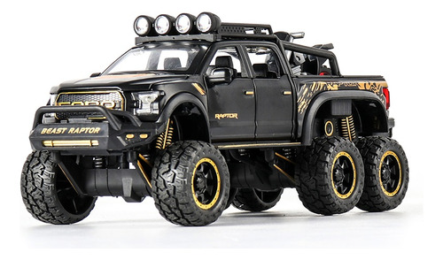 Y Ford Raptor F150 Modified Miniatura Metal Auto 1:28