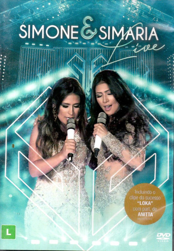 Dvd Simone & Simaria - Live - Edição Especial Dvd