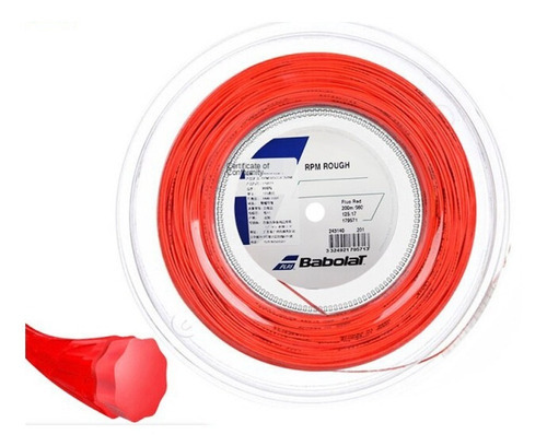 Encordado Babolat Rpm Rough Color Rojo