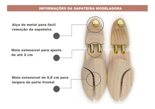 Modelador Mercatoe Premium Extensor E Alargador De Sapatos