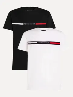 MLB 5960042952 Kit Camisetas Tommy Hilfiger Chest Insert Brancapreta 2un JM