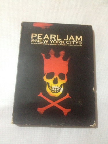 Pearl Jam New York Dvd Dos Discos Usado Pero En Buen Estado 