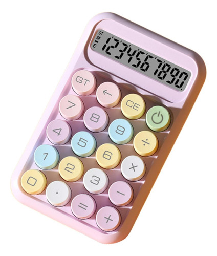 Botones Mecánicos De Calculadora De 10 Dígitos Pantalla