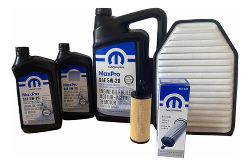 Kit Aceite De Motor Filtro Jeep Wrangler 3.6 2016 5w20 Aire