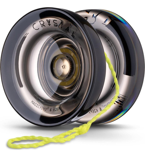 Yoyo Profesional Magicyoyo K2 Cristal Negro + Cuerdas