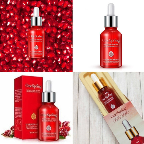 Imagen 8 de 10 de Set 3 Serum Té Verde Granada Vitamina C Hidratan Suavizan