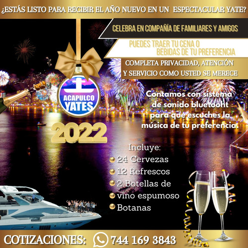 Imagen 1 de 10 de Renta De Yates Privados En Acapulco