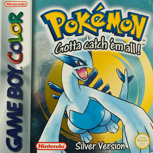 Pokemon Silver Version Plateado Nintendo Game Boy De Pikachu