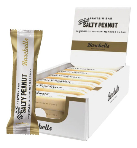 Caja Protein Bar 12 Unid - Barebells Sabor White Chocolate Almond
