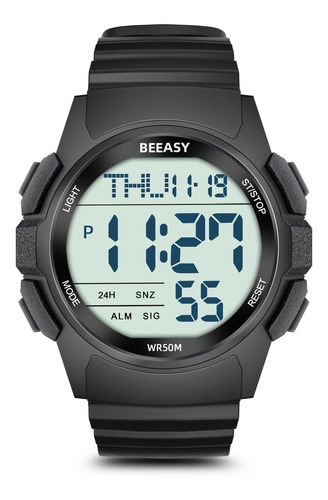 Beeasy Reloj Deportivo Digital Para Hombre, Reloj Impermeabl