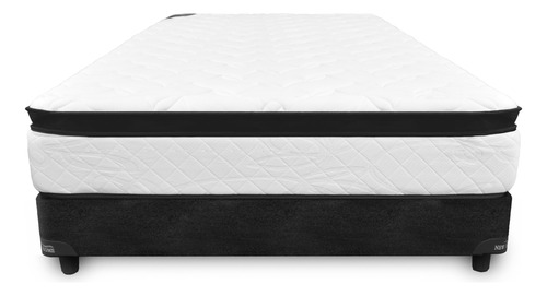 Colchon Y Sommier 200x200 Resortes Pillow Top 120kg