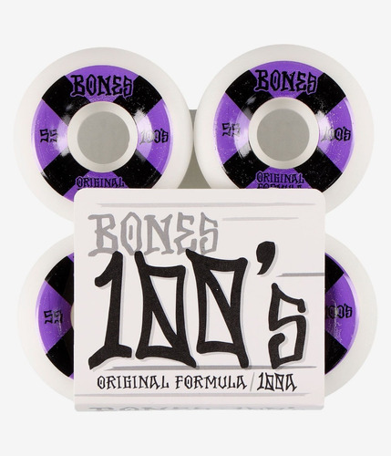 Ruedas Skate Bones 55m N4 Side Cut V5 100s | Laminates