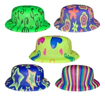 Comprar 10 Bombin Fiesta Neon Sombrero Batucada Mayoreo Dj Boda