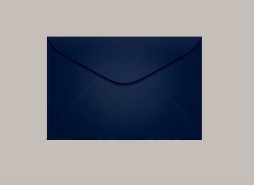 Envelope Visita 7x10 Cm Marfim Scrity 100 Unidades Cor Azul Porto Seguro