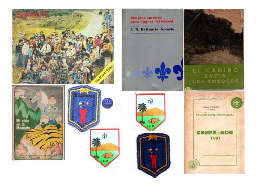 Scouts De Venezuela Antiguo Parche Pin Revista Y Libros 