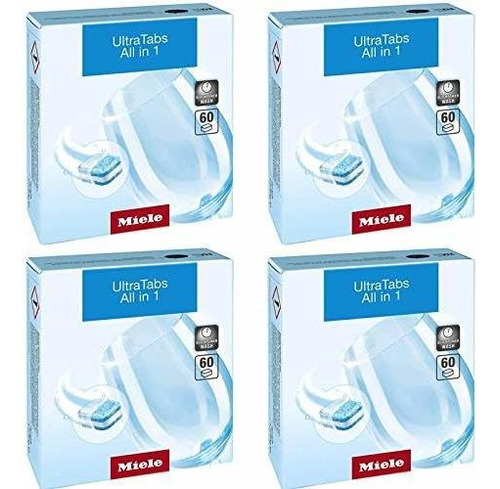 Miele All In 1 Tabs Dishwasher Tablets 60 Per Box (240