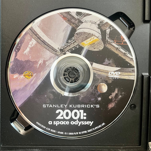 Dvd 2001 Odisea Del Espacio Kubrick Región 1. Estuche Cartón (Usado)