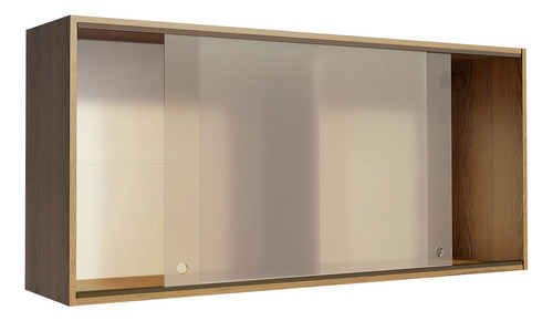 Alacena Gabinete Superior Cocina Emilly 2 Puertas Color Marrón
