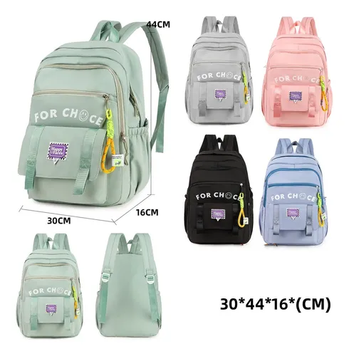 Mochila Escolar Urban Kawai Impermeable Resistente Liviano