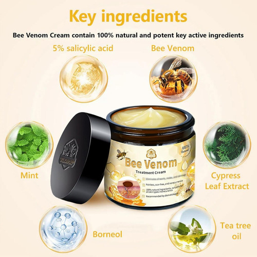 Crema Para El Tratamiento De La Piel De Abeja, Reduce Eficaz