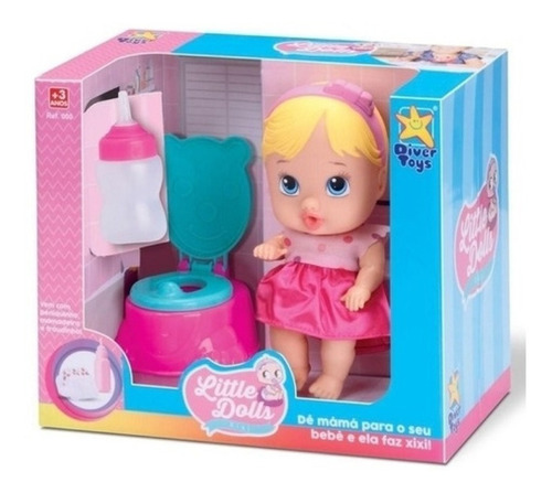 Muñeca Con Pelela Diver Toys Aprendiendo Ir Al Baño