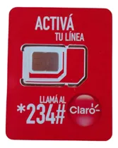 Comprar Chip Claro Prepago X 5 Unidades (011) 3 En 1